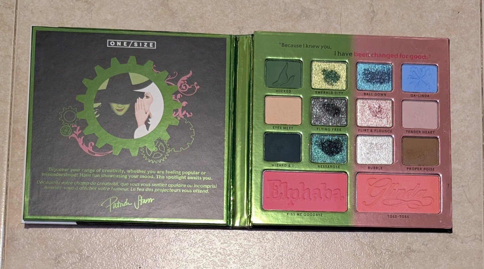FINAL PRICE One Size Wicked Unlimited Eye and Face Palette Eyeshadow Blush