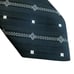 Givenchy Gentelmen Paris Black White Neck Tie Logo Print Classic Designer