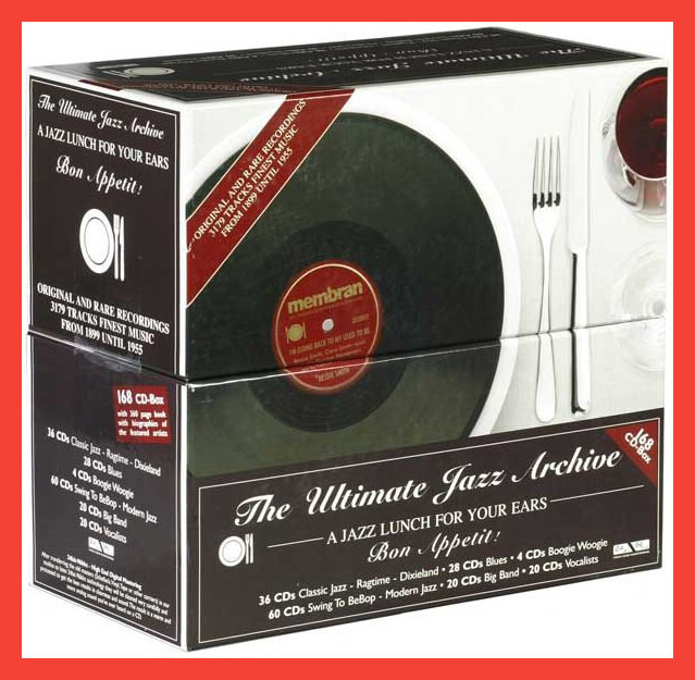 Ultimate Jazz Archive (2005) Membran 168 x CD box set Germany blues/jazz NEW