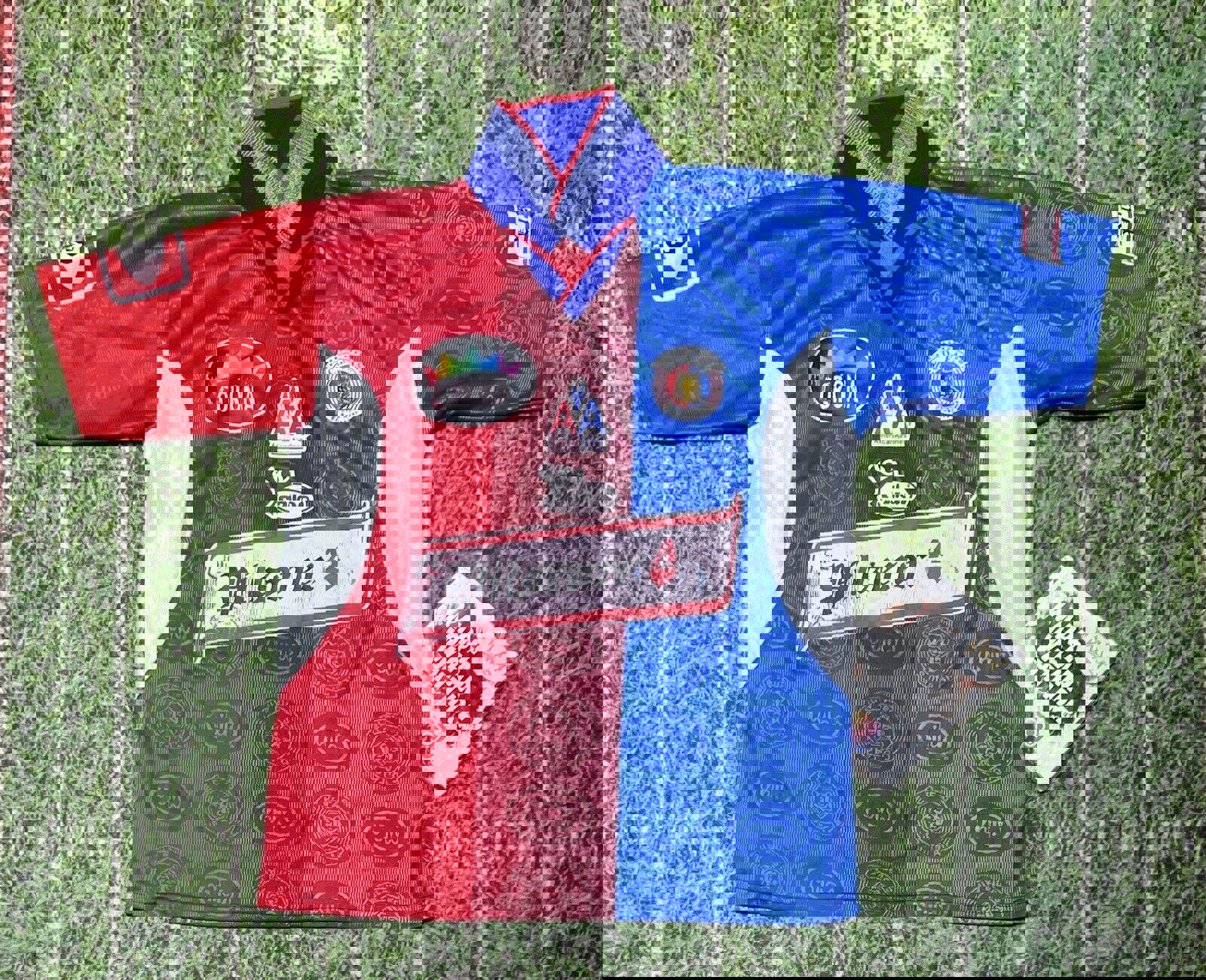 Milan CD FAS El Salvador 03/04 Soccer Jersey Mens Size L XL Rare 9581