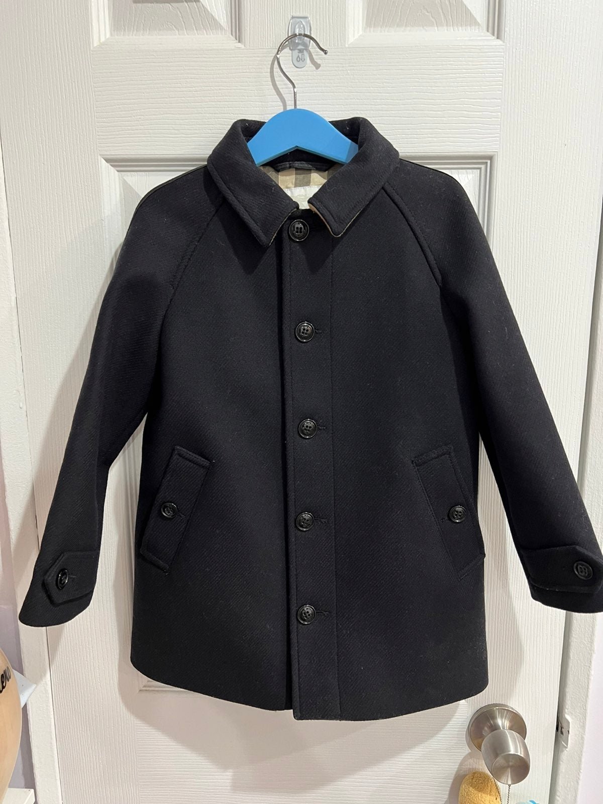 Burberry wool jacket boys
