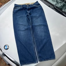 PLUGG Denim Navy blue Y2K style jeans