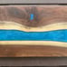 Walnut Live Edge & Epoxy Resin Charcuterie Board!