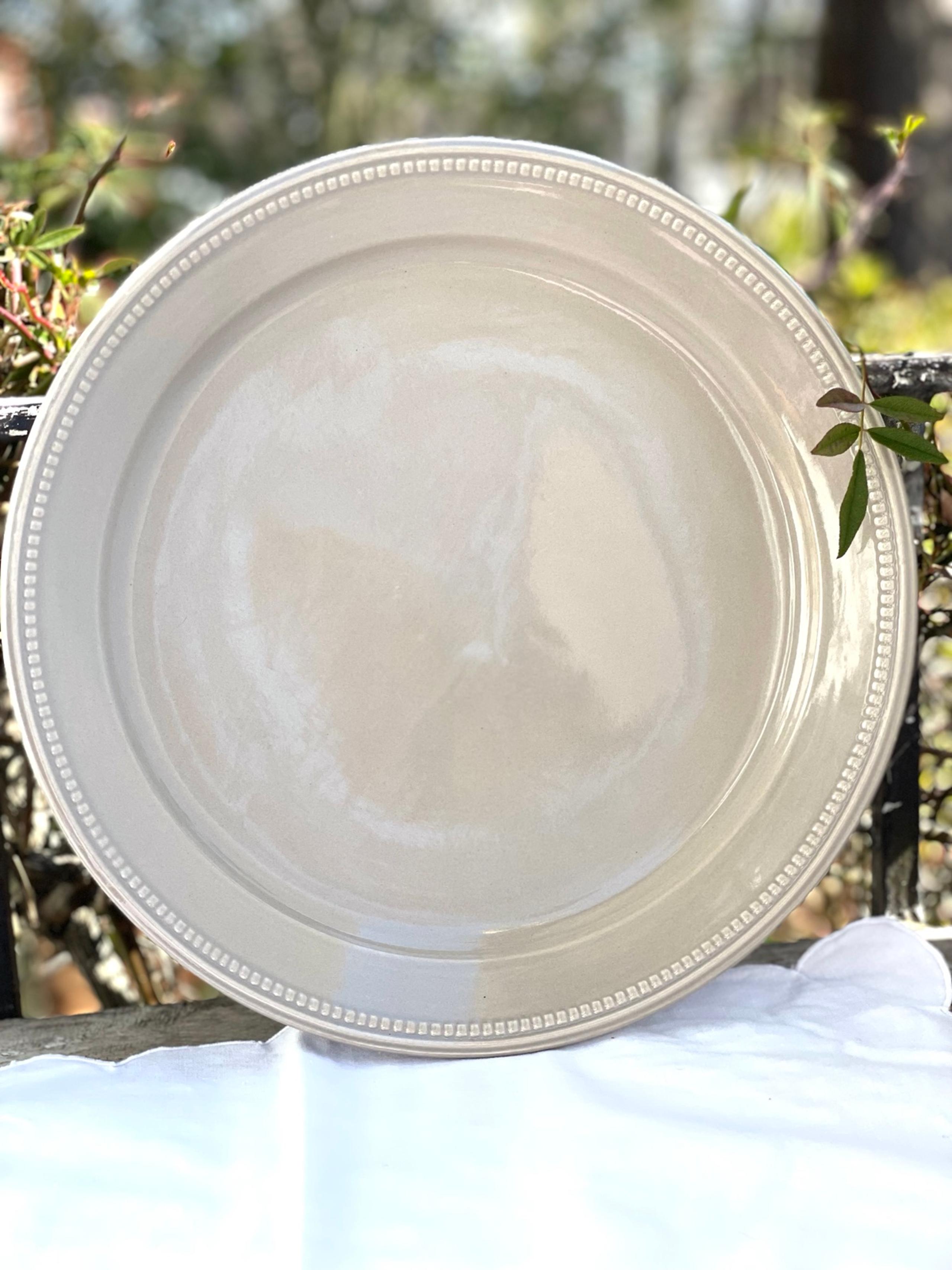 Threshold Camden light gray stoneware salad plate
