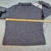 Deane White Sweater Wool Womens Sz XL Gray Ribbed Made in Australia Mock Neck