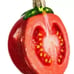 Anthropologie Half Tomato Ornament New Hand Blown Glass Rare Discontinued
