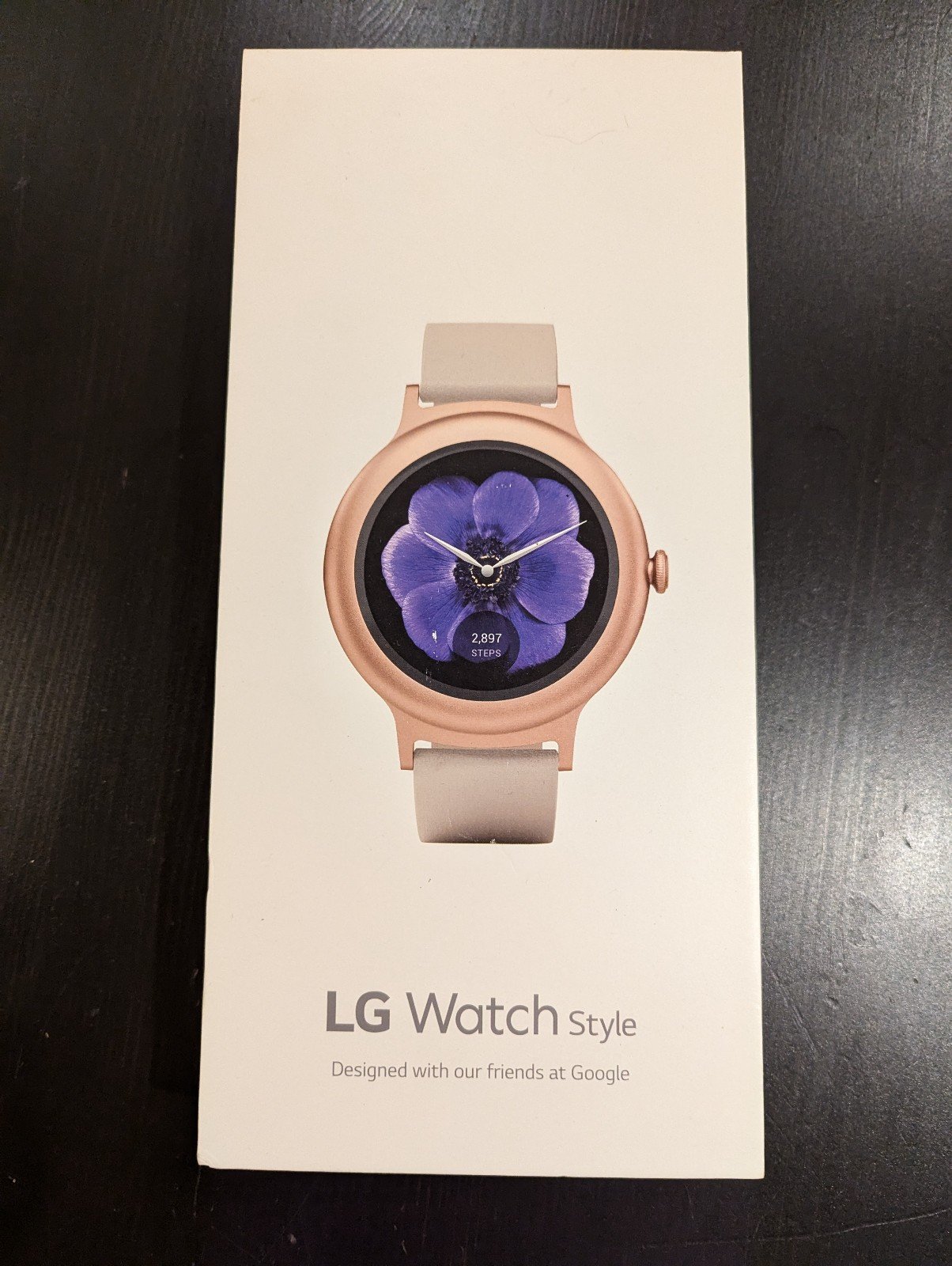 LG Watch Style in pink gold