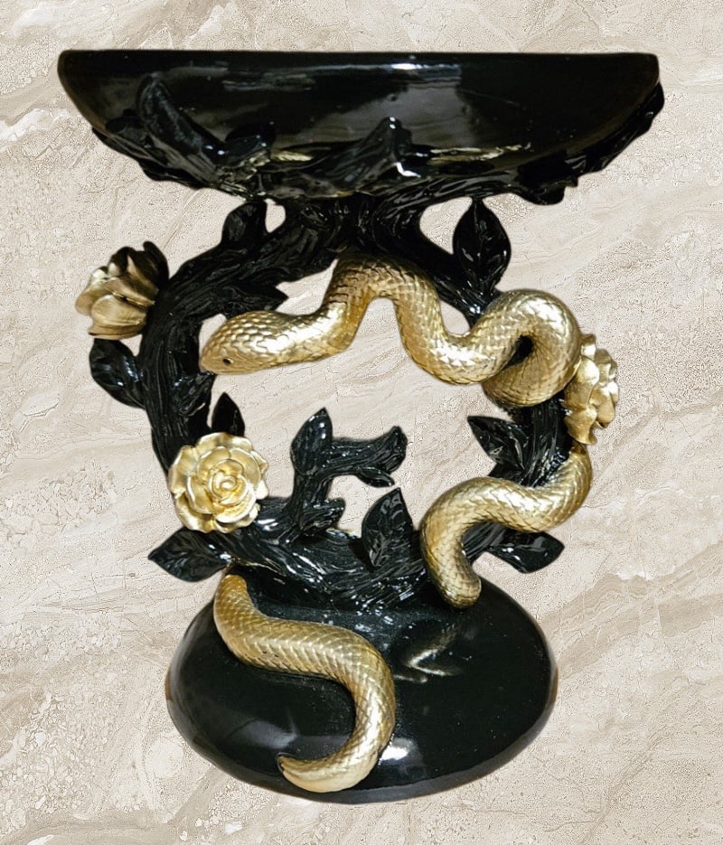 Bath & Body Works Snake Pedestal 3 wick Candle Holder