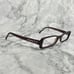 Prada VPR09F 2BN-1O1 Eyeglasses Purple Rectangular Frames 51-17-135 Italy
