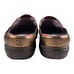 Aravon Brown Leather Jada Slip On Mules Shoes Womens 7 D