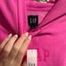 Gap viral pink hoodie