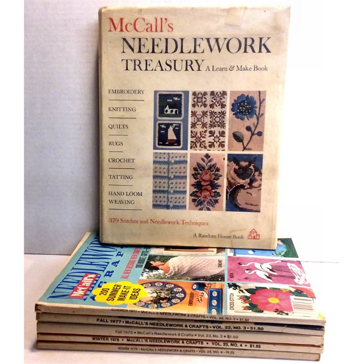 LOT McCall's Needlework 1963 Book 5 mags