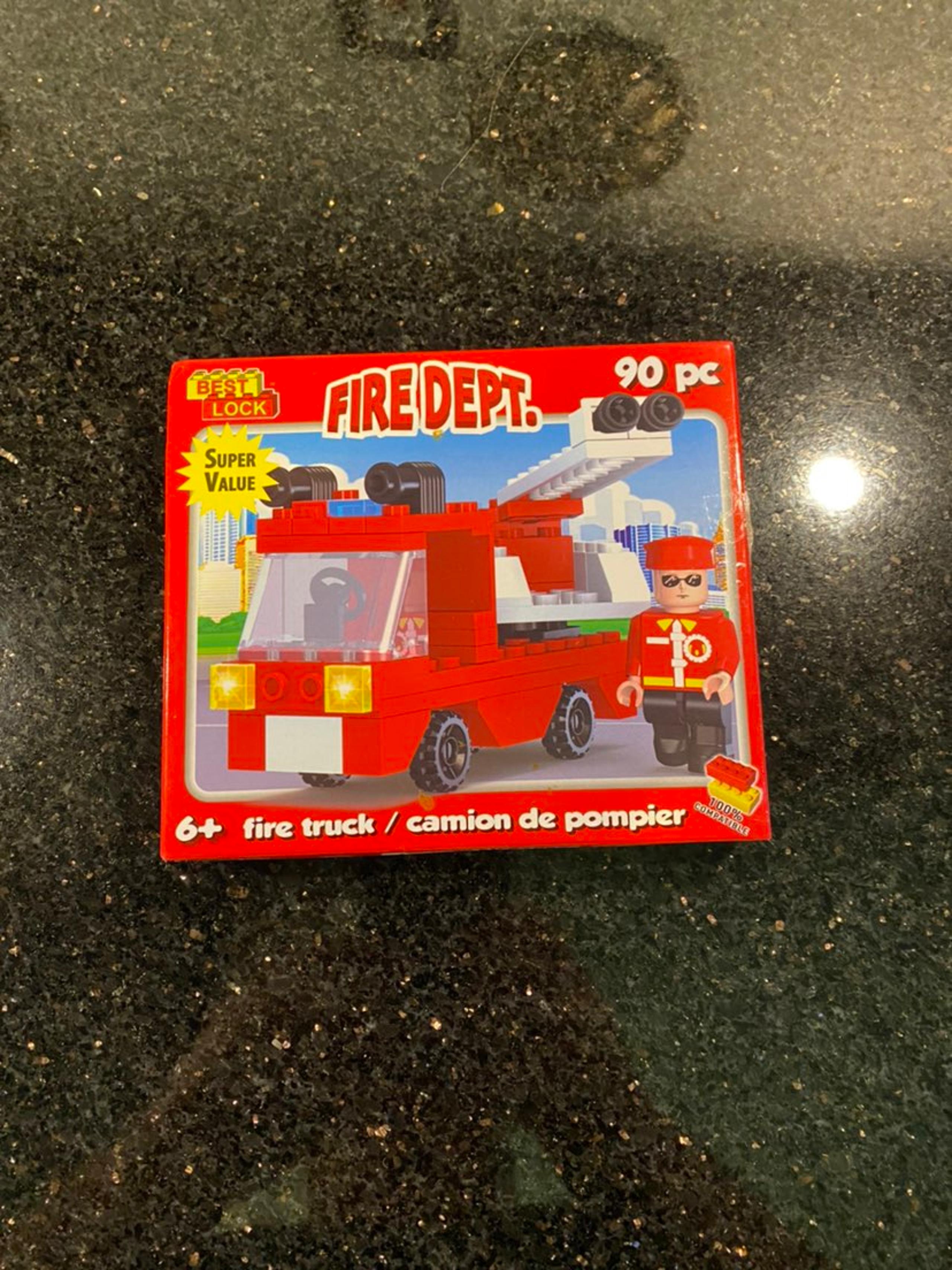 Best Lock Fire Truck Block Toy  Lego
