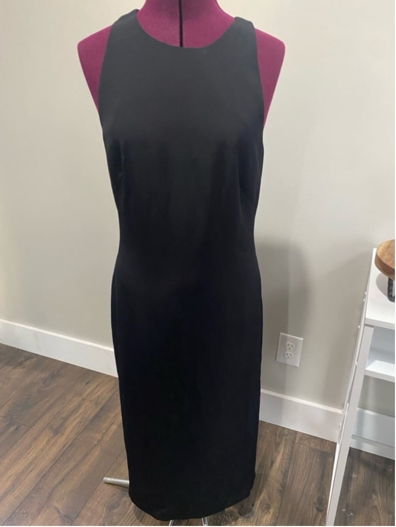 Theory Black Dress Size 10