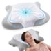 Faiord Memory Foam Cervical Neck Pillows, / beige new open box