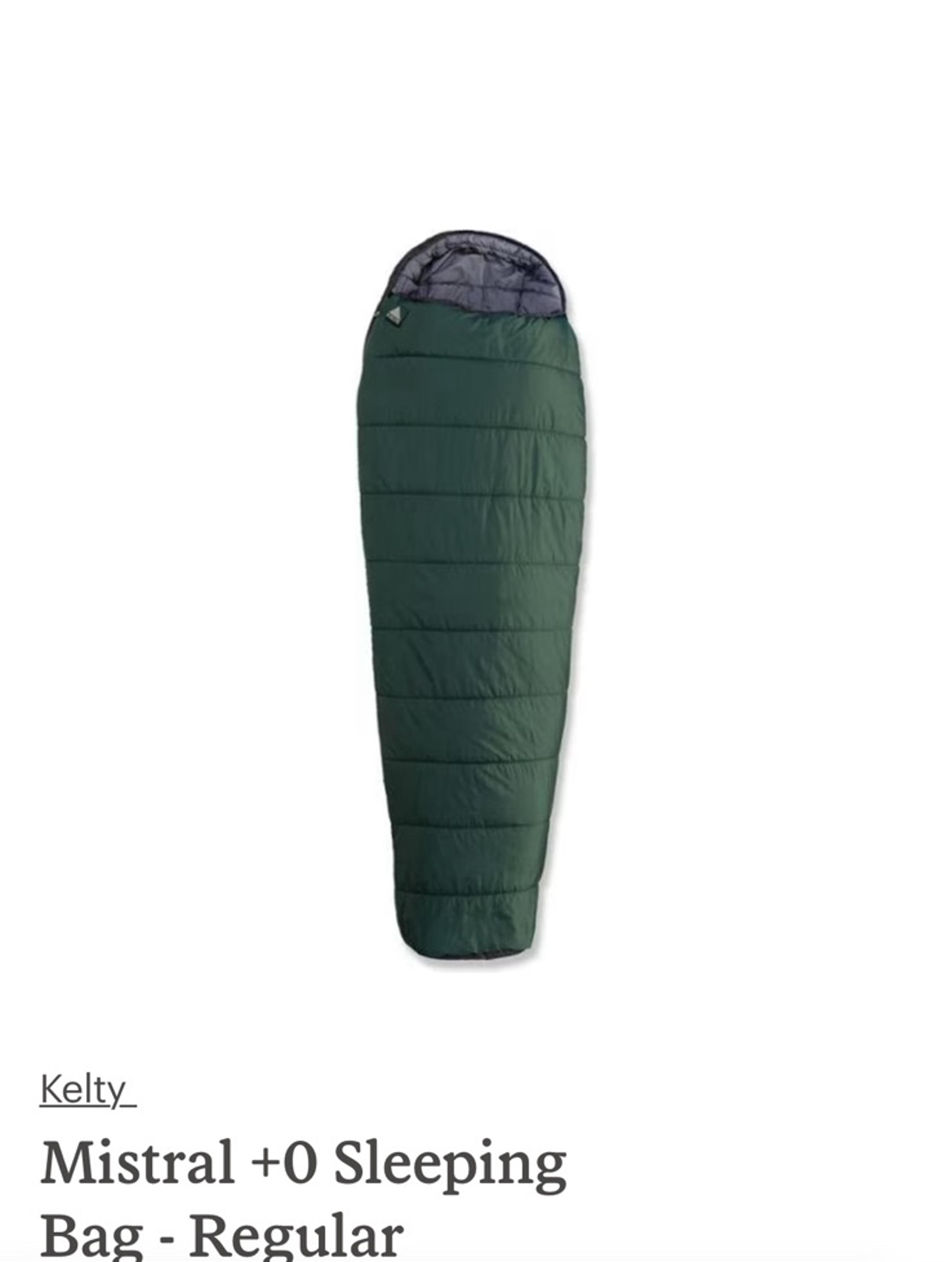 Mistral +0 mummy sleeping bag