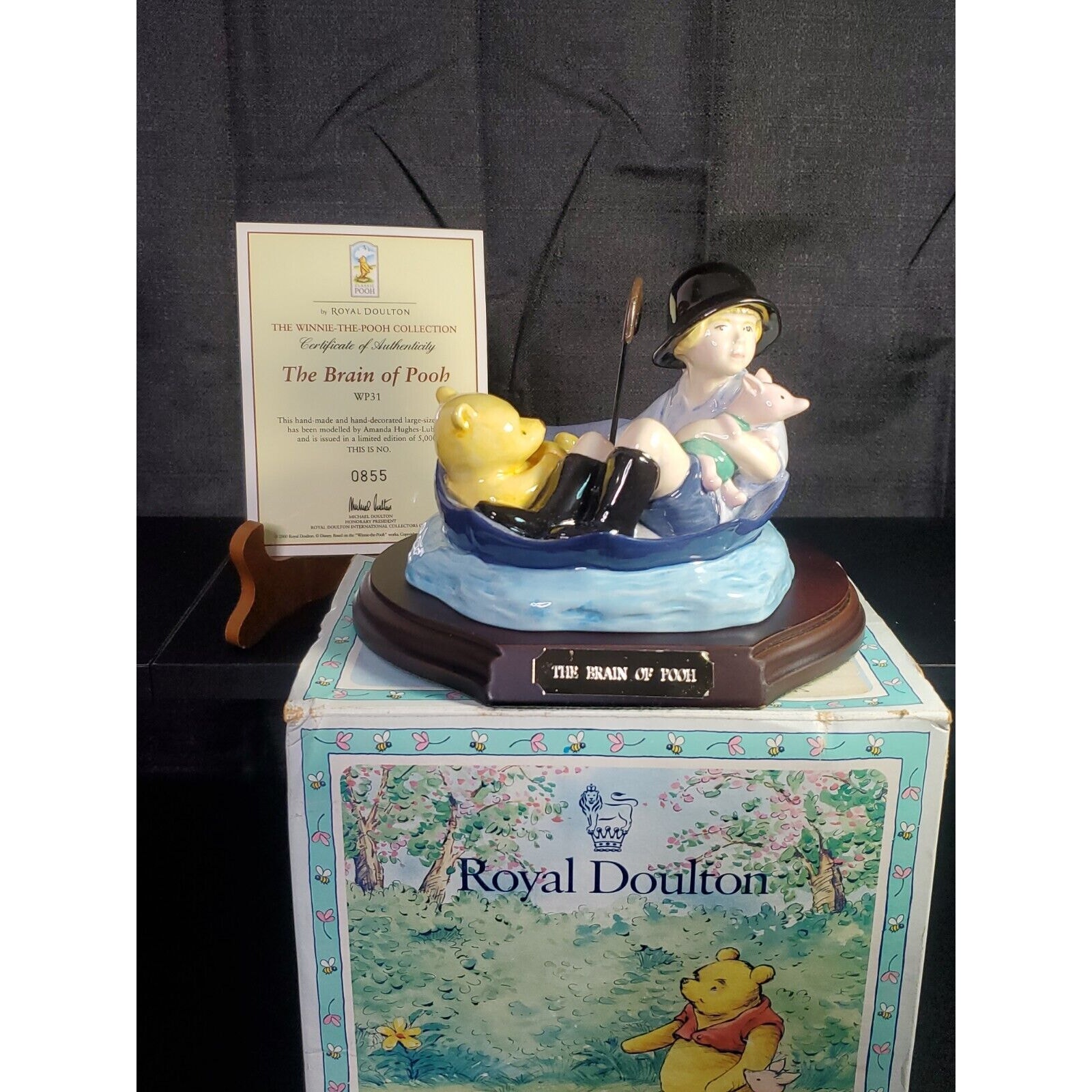 Royal Doulton The Pooh Collection ‘The Brain of Pooh’ Limited Edition LOW # 855