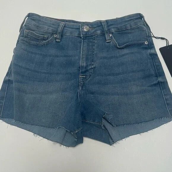 True Religion NWT Maisie High Rise Vintage Denim Jean Shorts size 27