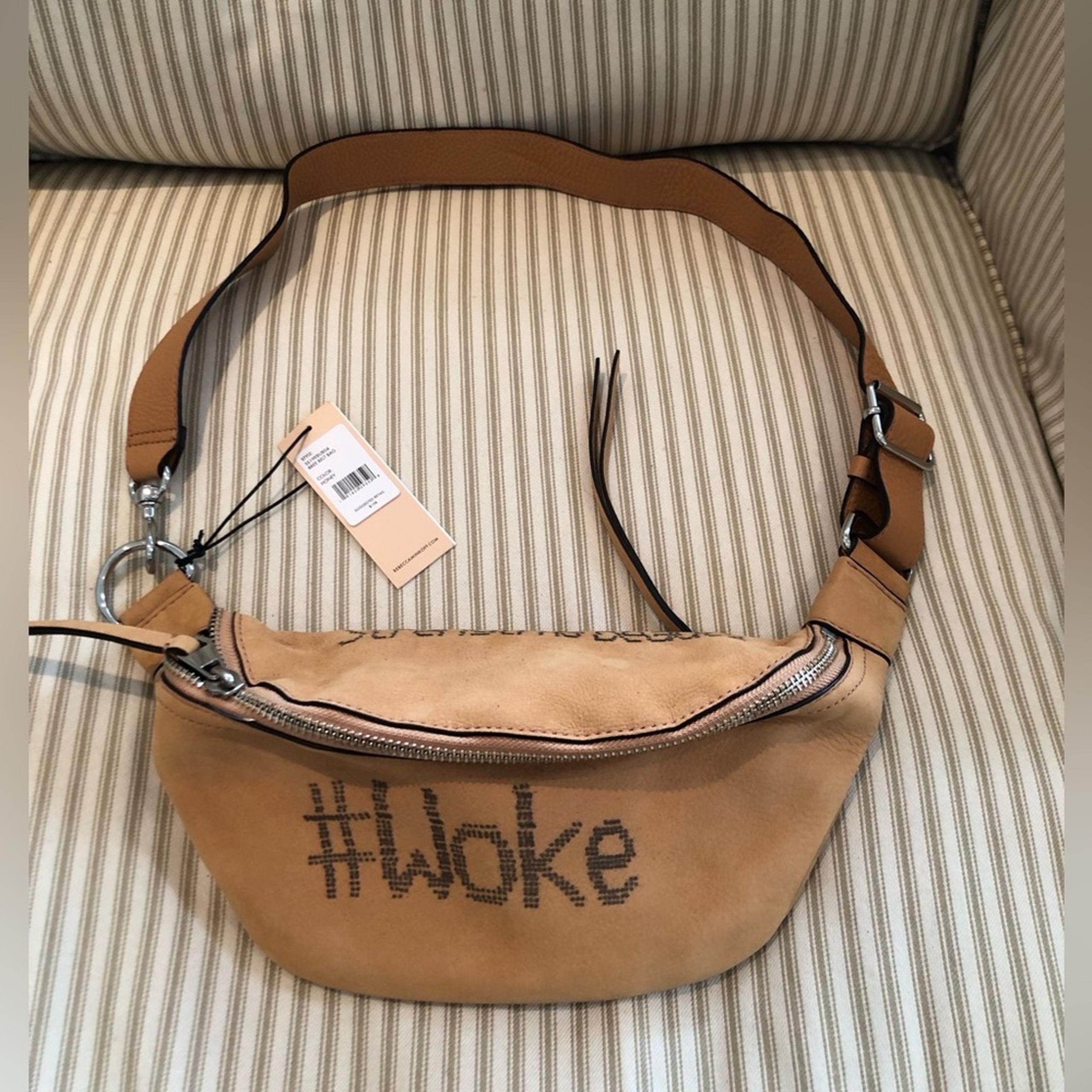 NWT Rebecca Minkoff Custom WOKE Strength is Beauty Bree Belt Bag