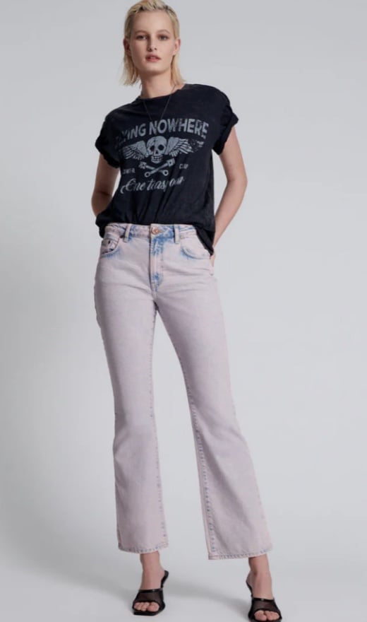 BNWT One teaspoon PINK HAZE CHARLIE FLARES sz31