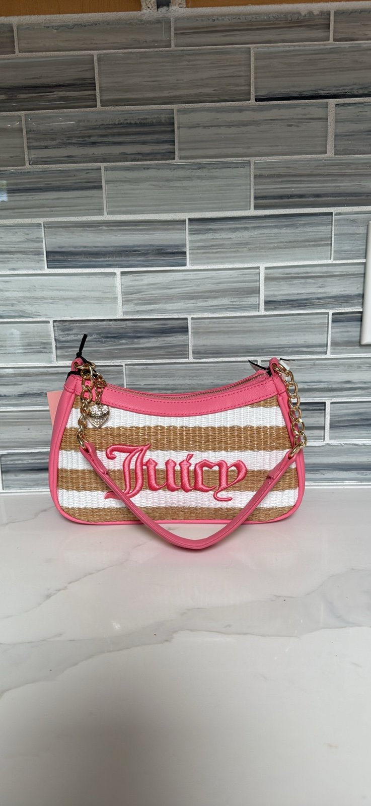 Juicy Couture Juicy Gelato Shoulder Bag Pink Lemonade: BRAND NEW