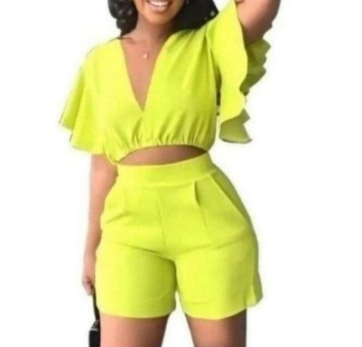 Two-piece short set sz XXL