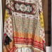 Women's Fancy Silk Dupatta with mirror Sequins Lace 4 Sided One Size Multicolor