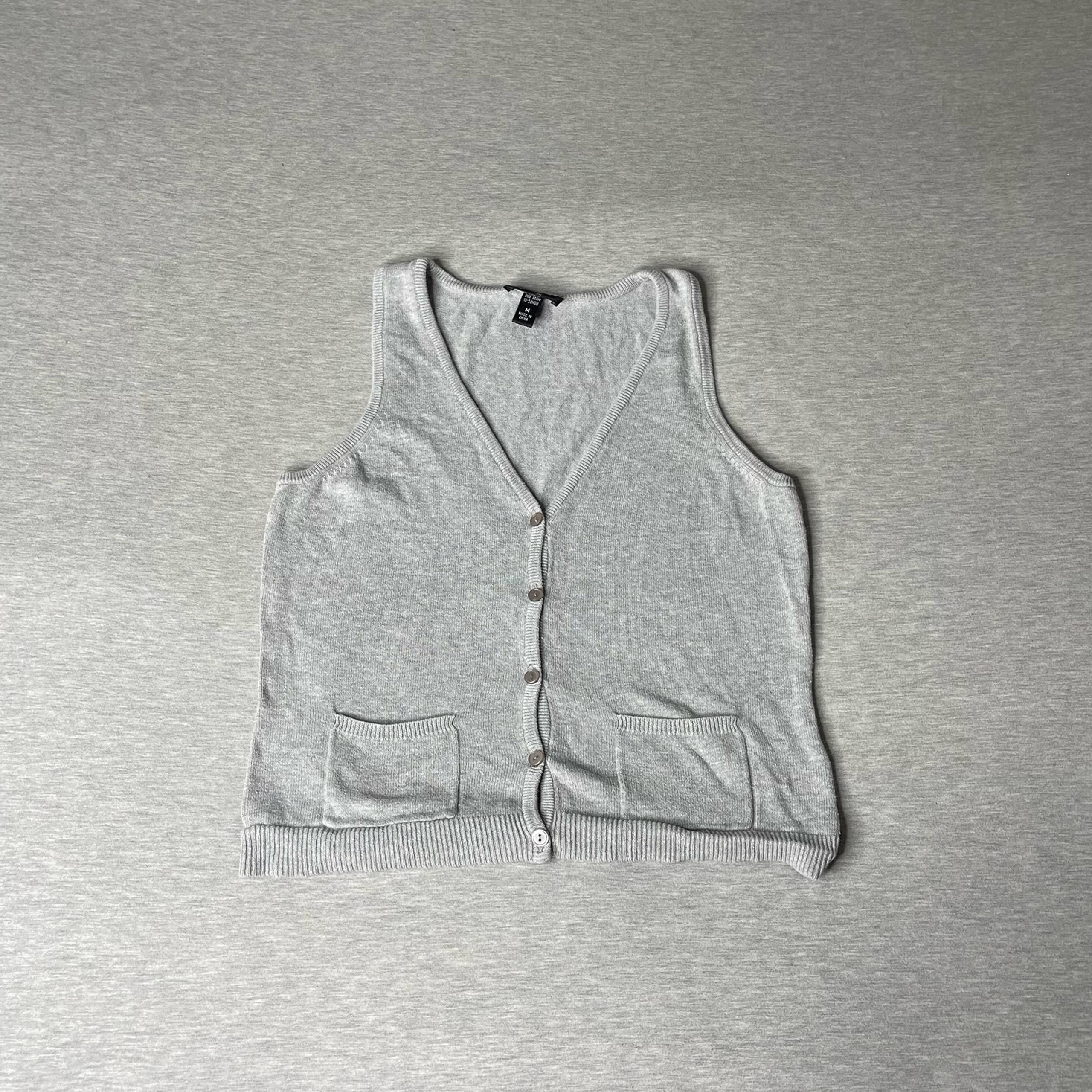 BCX Junior's Button Down V-Neck Sweater Vest Top