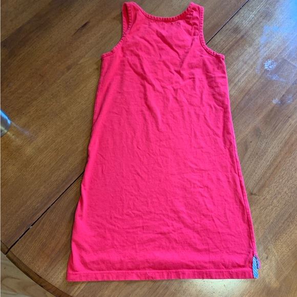 Vineyard vines, red cotton T-shirt dress sleeveless M - detail