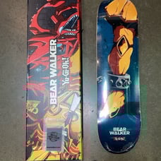 Bear walker x Yu-Gi-Oh Exodia Right leg Skateboard Deck Yugioh Blind Box Limited