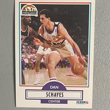 Denver Nuggets: Dan Schayes # 53 (Fleer, 1990)