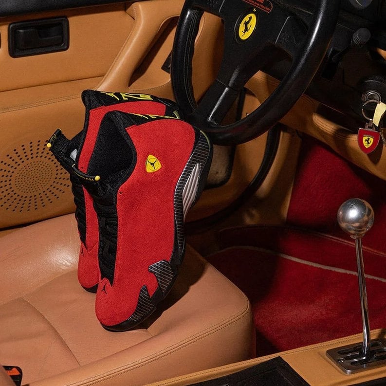 Men’s Size 13 Air Jordan XIV 14 Retro 2025 Ferrari Challenge Red DS Unopened Box