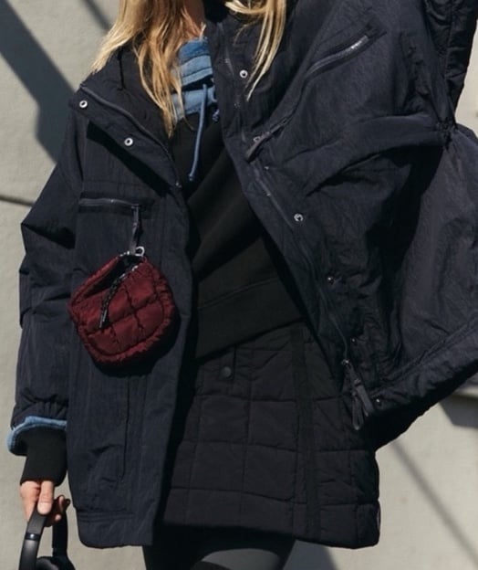 Free People Movement Billie Boxy Insulated Lightweight Hooded Jacket. Size XS/S