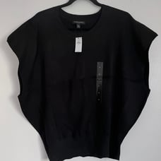XL black sweater vest