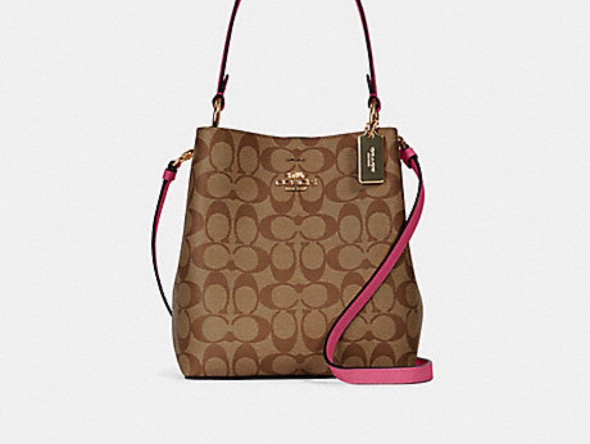 COACH TOWN BUCKET BAG IN SIGNATURES CANVAS