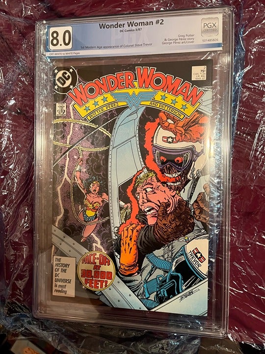 WONDER WOMAN #2 DC comics PGX graded