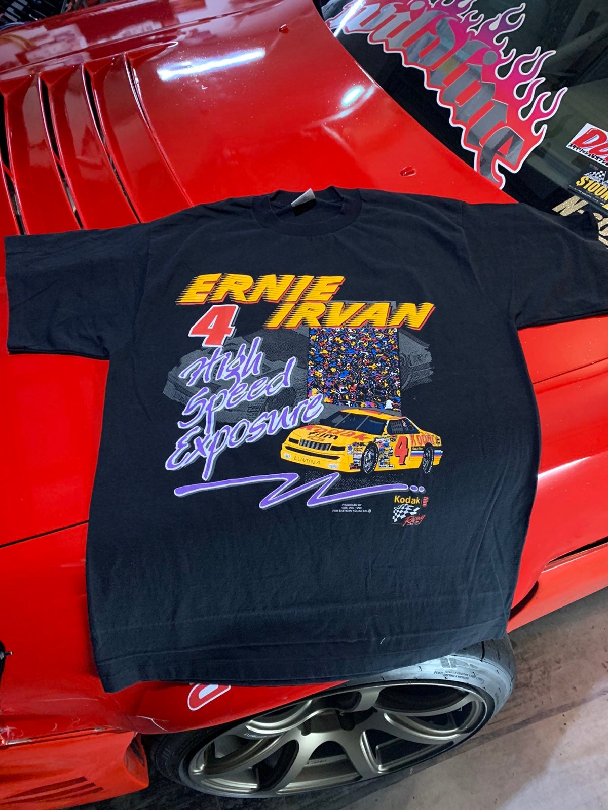 Vintage Irvan Kodak Racing Nascar shirt