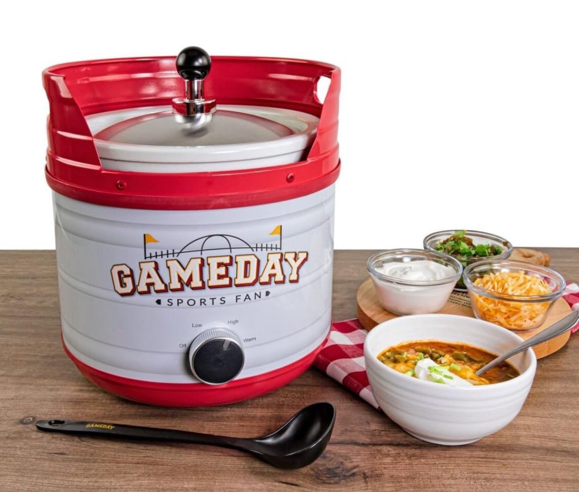 Nostalgia Game Day 4-Quart Kickin' Keg Slow Cooker