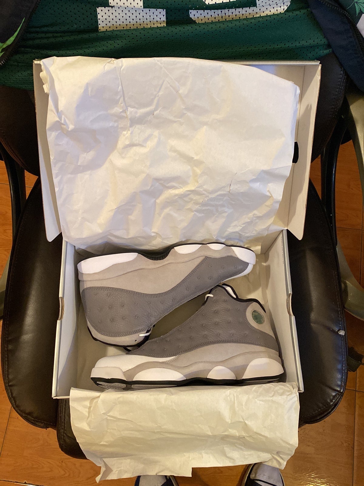 Air Jordan 13 Retro Atmosphere Grey/Blk Un-DS SZ 10.5!