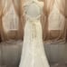 Ivory wedding dress with rhinestone belt