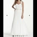 Ivory wedding dress with rhinestone belt