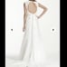 Ivory wedding dress with rhinestone belt