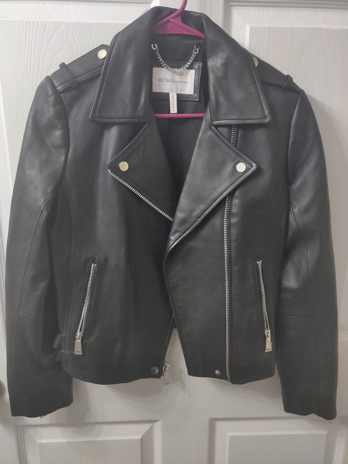 Faux Leather Jacket