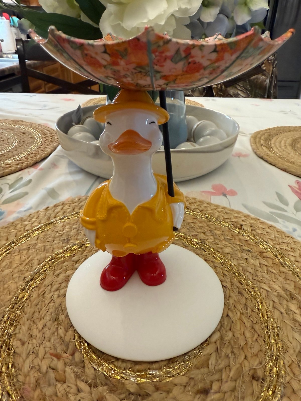 Duck candle holder
