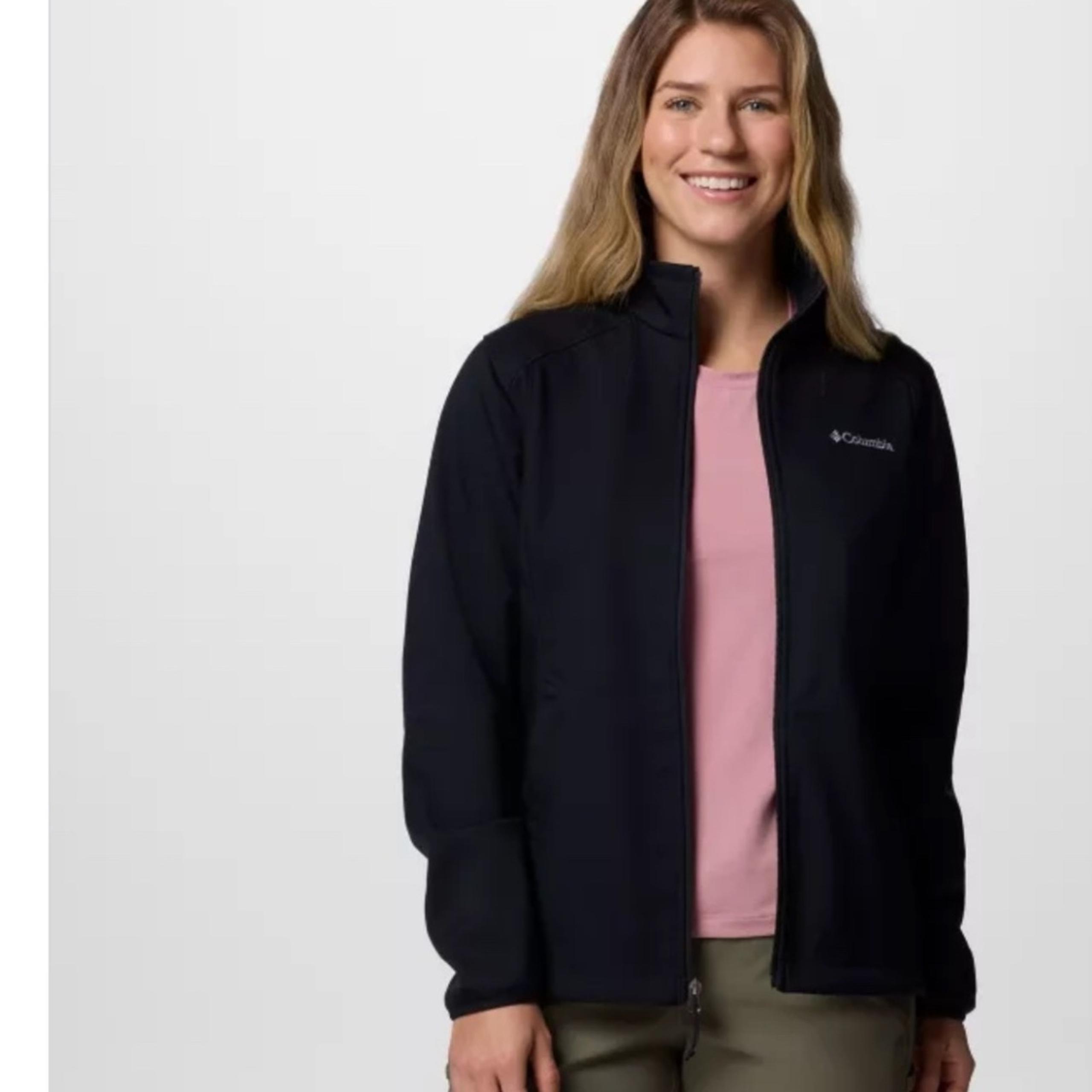 Columbia Women's Full Zip Black Fleece Sweater - Large