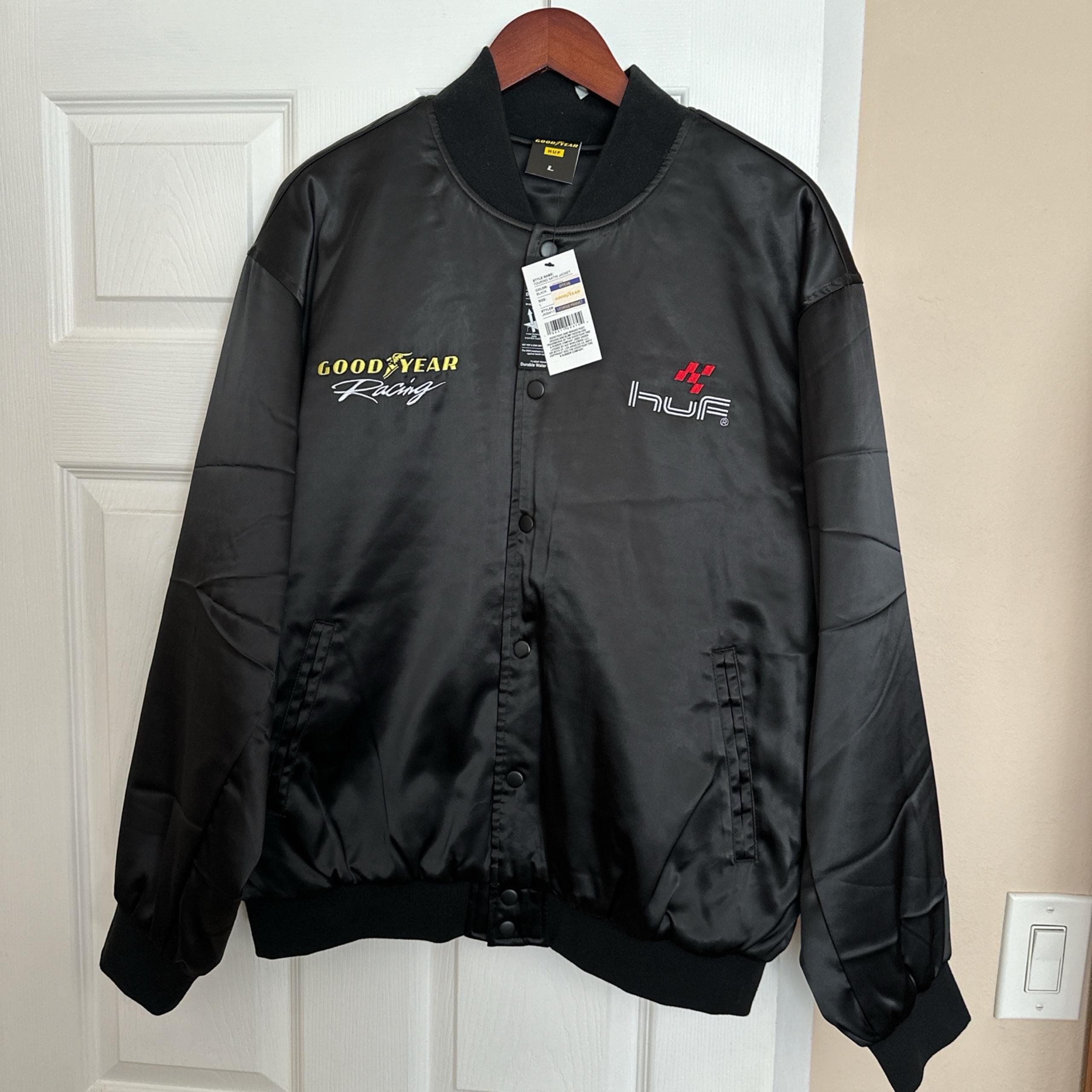 HUF x Goodyear Mens Satin Touring Jacket