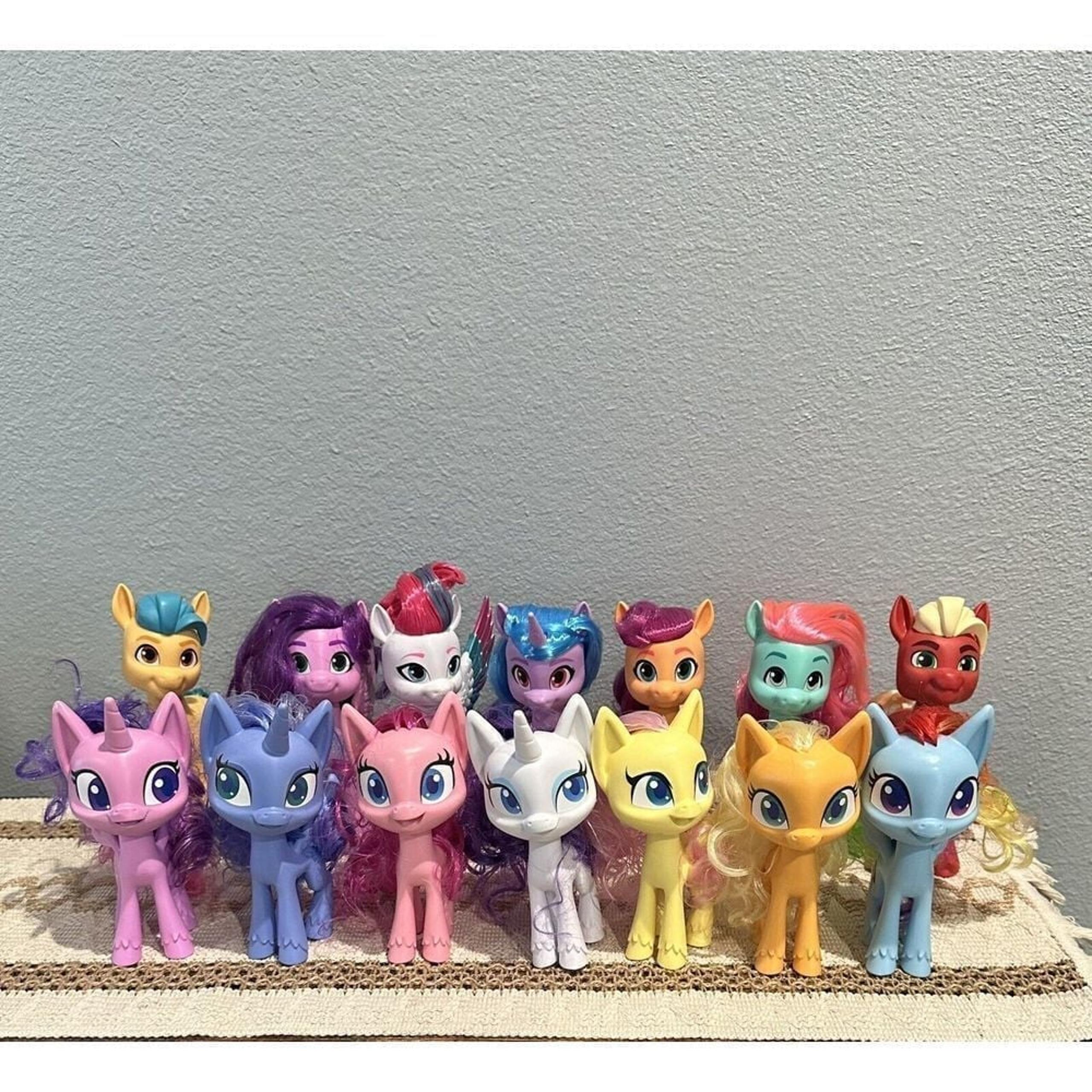 My Little Pony Lot 14 Pc Set - Each Pony Is 6.5 Inches
