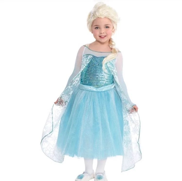 DISNEY FROZEN PREMIER ELSA COSTUME DRESS US:8-10