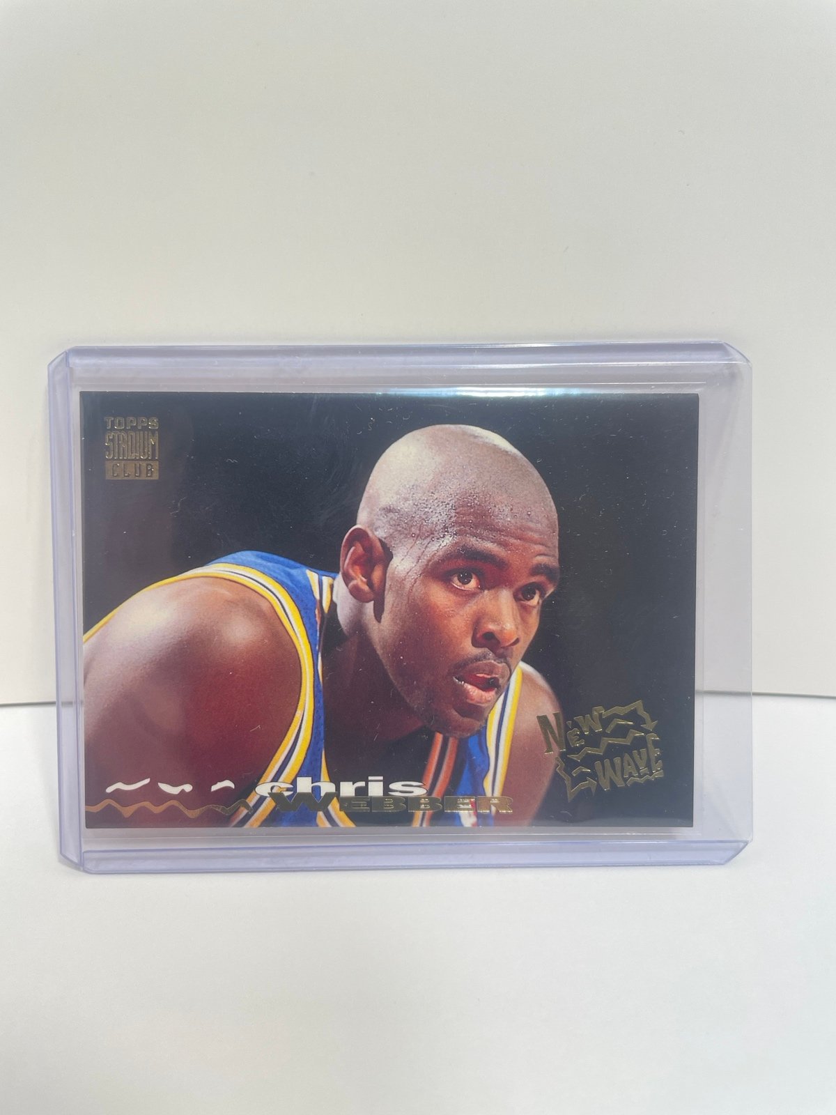 Chris Webber Topps Stadium Club New Wave Card