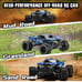 1:16 Large Scale RC Cars, 31 KPH High Speed 4WD Remote Control Car for Kids, 2.4